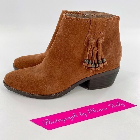 White Mountain Havana Hazel Suede Ankle Boots 6 M - Picture 7 of 10